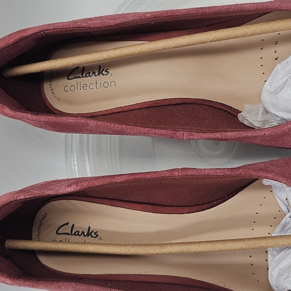 I Clarks Women’s Suede Teresa Step Pumps in Rose Sz 10M - Picture 5 of 12